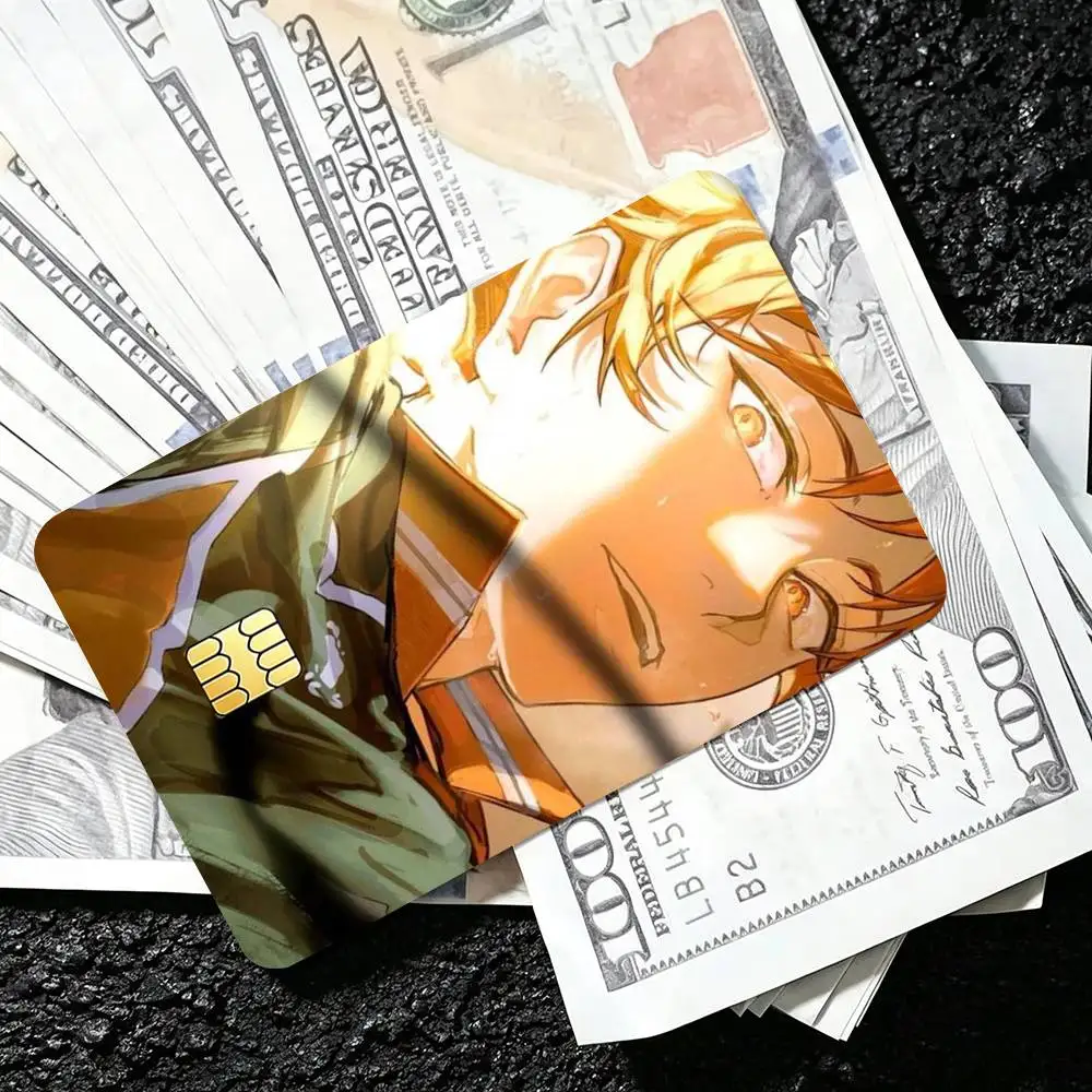 Haikyuus Shoyo Hinata High Definition Matte PVC Film Tape | For Credit Card, Debit Card Stickers & Gift Decoration