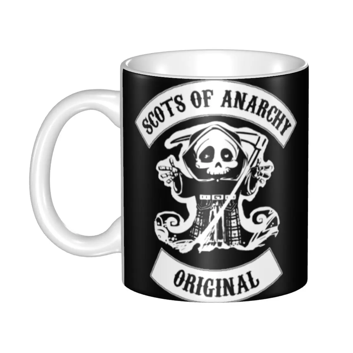 تخصيص أبناء الفوضى الجمجمة الرعب فيلم التلفزيون أكواب القهوة DIY أكواب حليب الشاي السيراميك #5