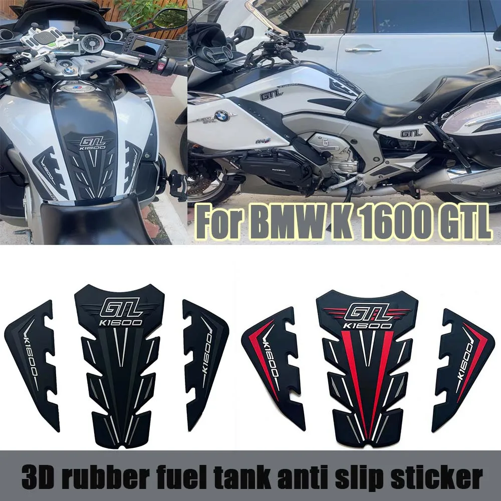 Gumowe naklejki motocyklowe do BMW K1600 GTL Grand America K1600 Osłona panelu bocznego Owiewka Emblemat Logo Ochrona zbiornika