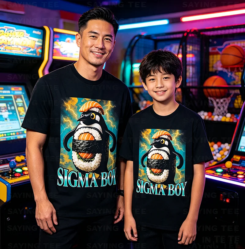 Sigma Boy Y2k Personality Brainrot Lustiges Bootleg T-Shirt Grafik-Bekleidung Humor Weiche Baumwolle Kurzarm-Shirt mit Spruch Neuartiges Geschenk – Detail 5