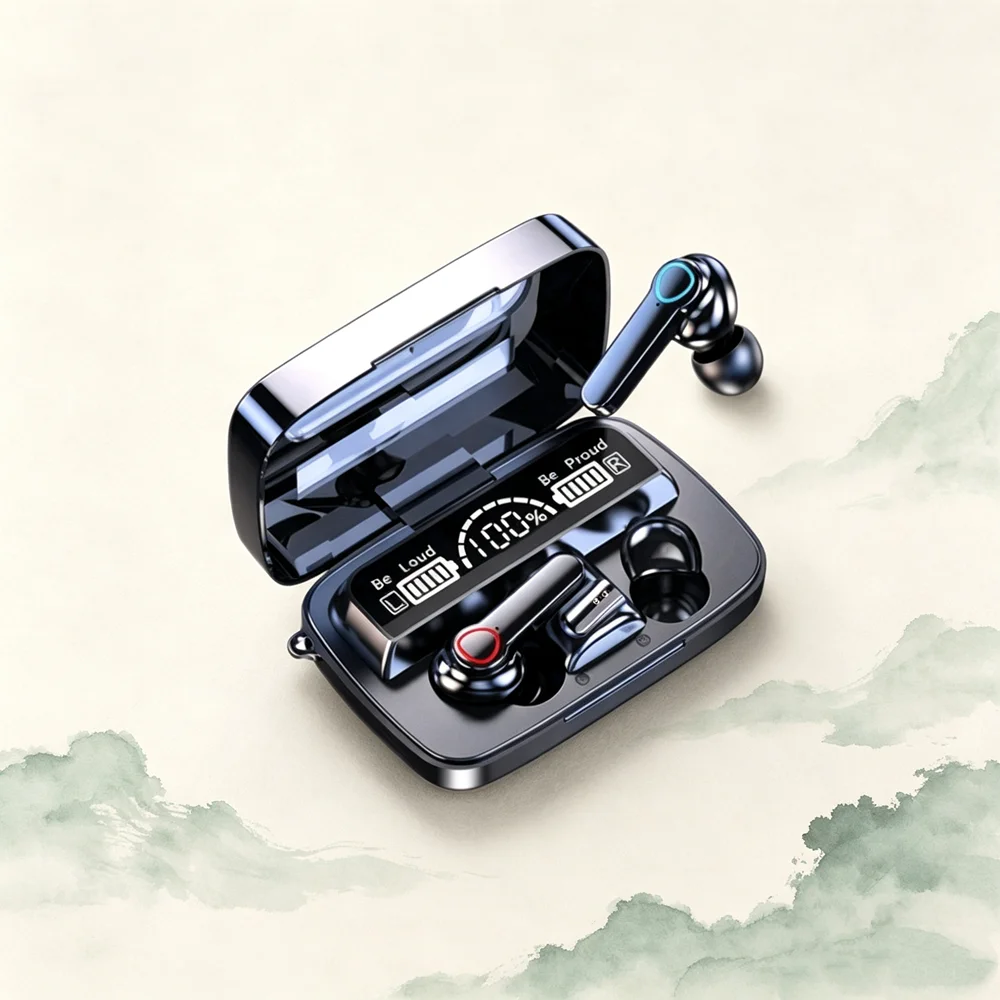 TWS Wireless Headphones Bluetooth Earbuds Durable Bluetooth Headsets Feature Reinforced Internal Wiring for Long-term Longevity