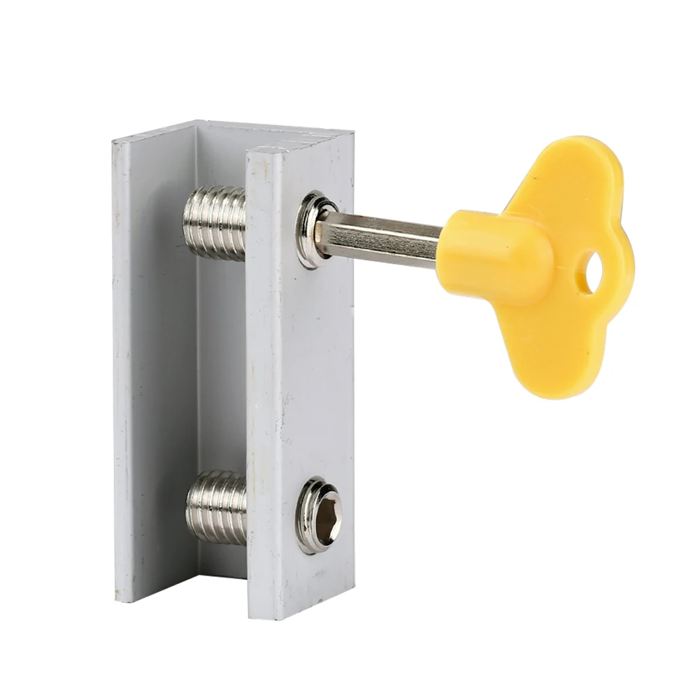 1-10pcs Finestra di Sicurezza Chiave di Blocco Porta Scorrevole Finestre Limitatore di Sicurezza Dei Bambini Antifurto Fermaporta Blocco di Miglioramento Domestico