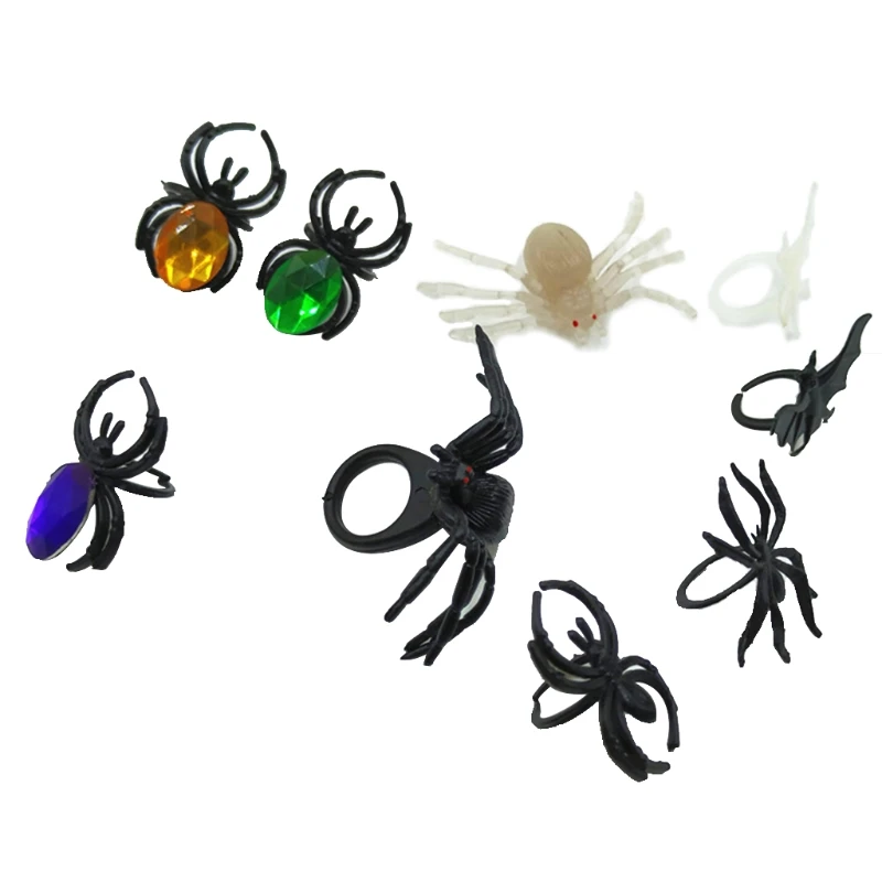 

Novelty Ring for Kids for Play in the Night 50 PCS Plastic Ring Finger Children Party Glowing Ring Halloween Suppl