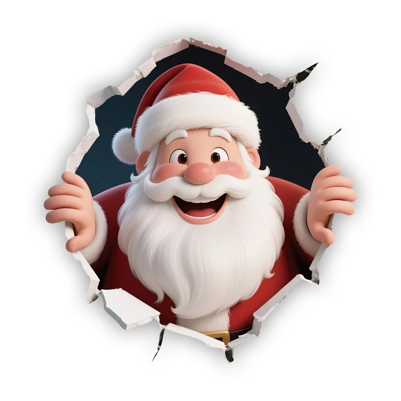 Christmas Deer Santa Claus Toilet Sticker Merry Christmas Party Decoration 2025 Xmas Bathroom Decor Navidad Natal New Year Gift