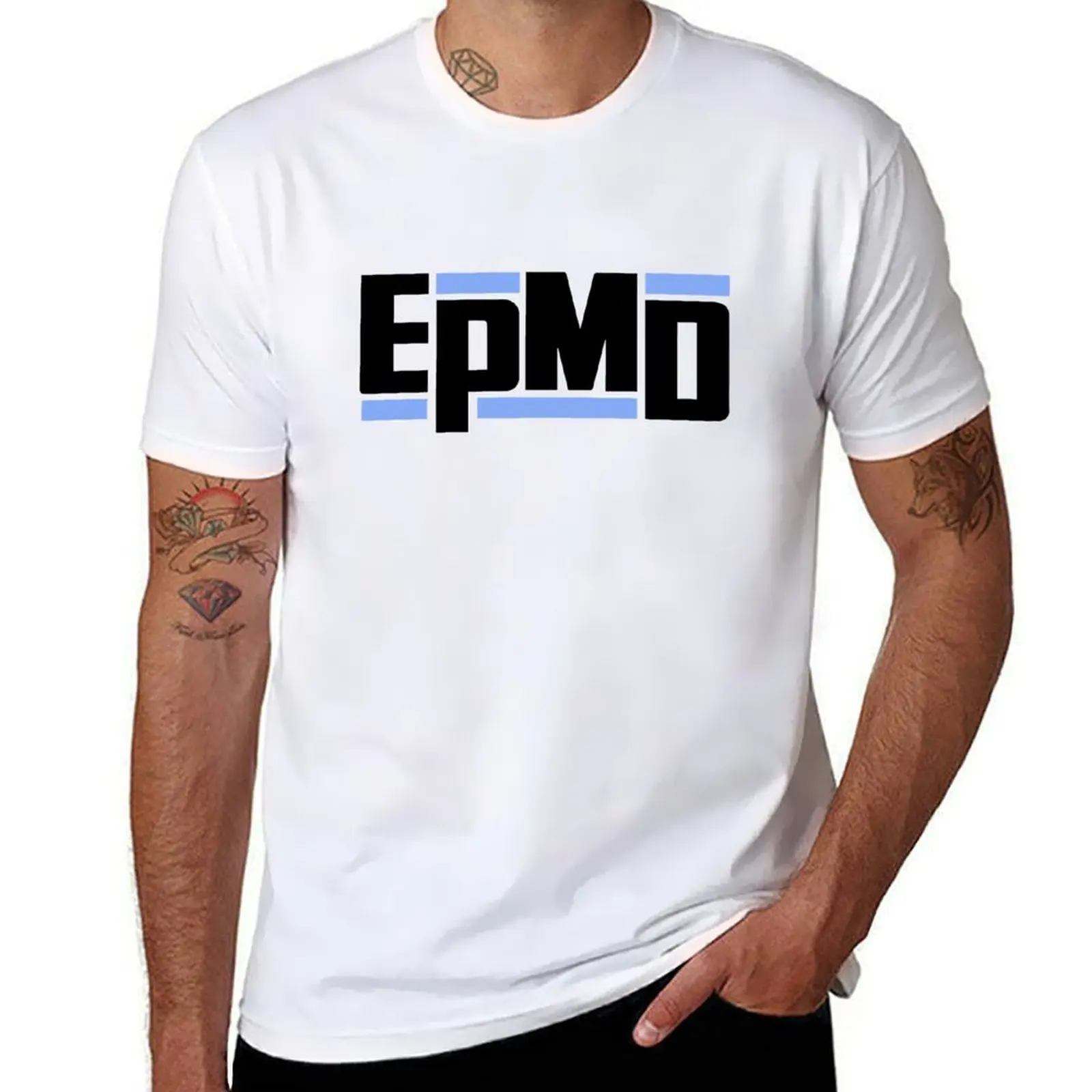 

EPMD Unfinished Business LP PROMO REPLICA T-Shirt cotton t shirts man 100% t shirt custom print T-Shirt