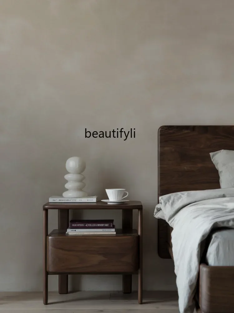 

xz1X1Bedside cabinet, solid wood bedside storage cabinet, bedroom storage, bedside sofa side cabinet