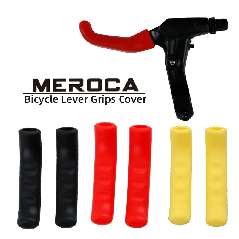 1Pair Bike Brake Lever Protective Silicone Bicycle Lever Grips Bicycle Brake Handle Cover Bicycle Accessories