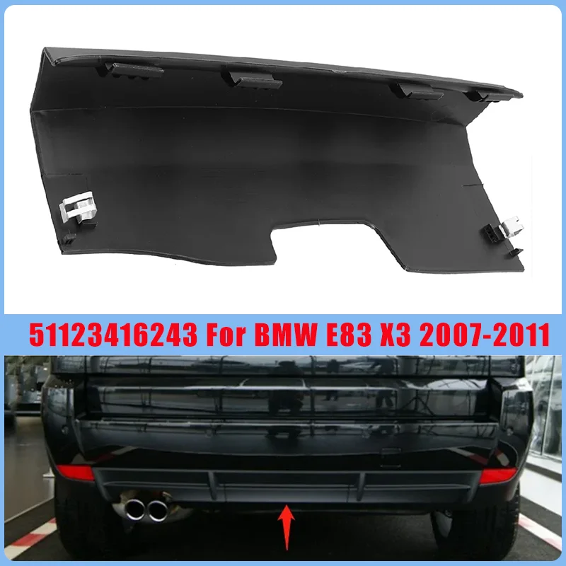 

Car Rear Car Rear Bumper-Tow Bar Hole Cover Cap Parts Traction Cover Replacement Accessorie 51123416243 For BMW E83 X3 2007-2011