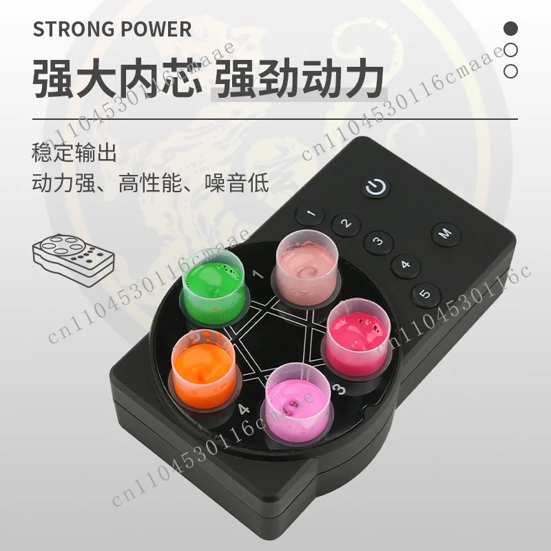 Pentagram Magnetic Tattoo Color Mixer Adjustable Multi-color Color Shaker Color Shaker Cup Shaker Tool