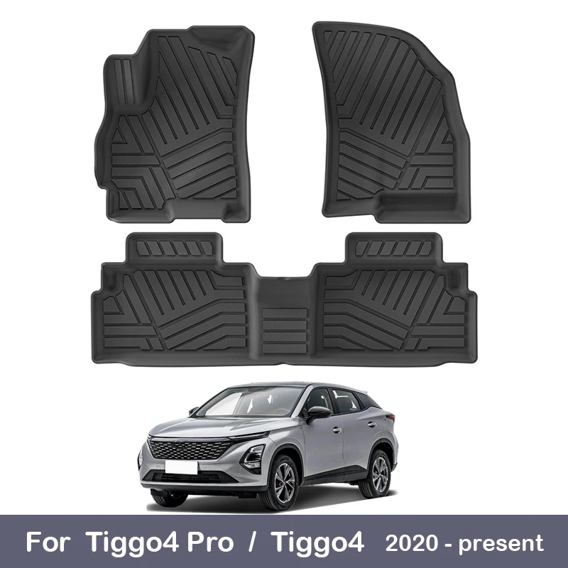 

Автомобильные коврики для Chery Tiggo4 Pro 2020-present Коврики в багажник Tiggo4 2025 Водонепроницаемые нескользящие подставки для багажника Коврики для пола