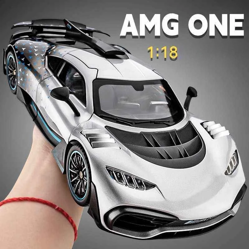 Simulation 1:18 Benzs AMG ONE Super Car Model Dieacst Toy Vehicle Collectibles Birthday Gifts Man Boy Miniature Voiture