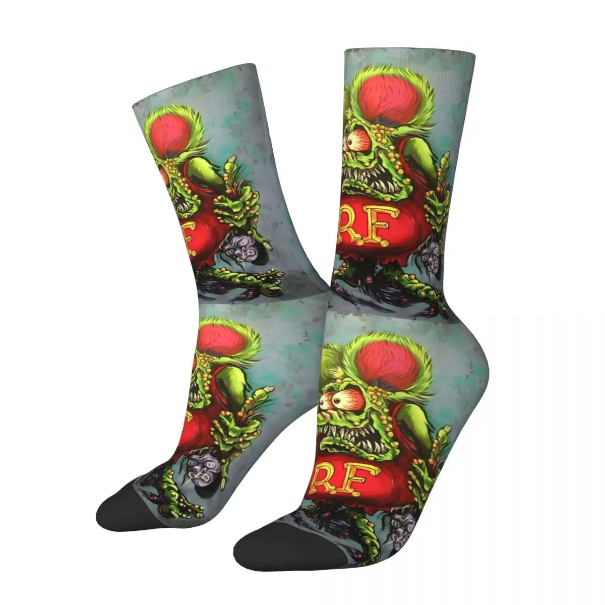 

Fright Rat Fink Unisex Winter Socks Outdoor Happy Socks street style Crazy Sock