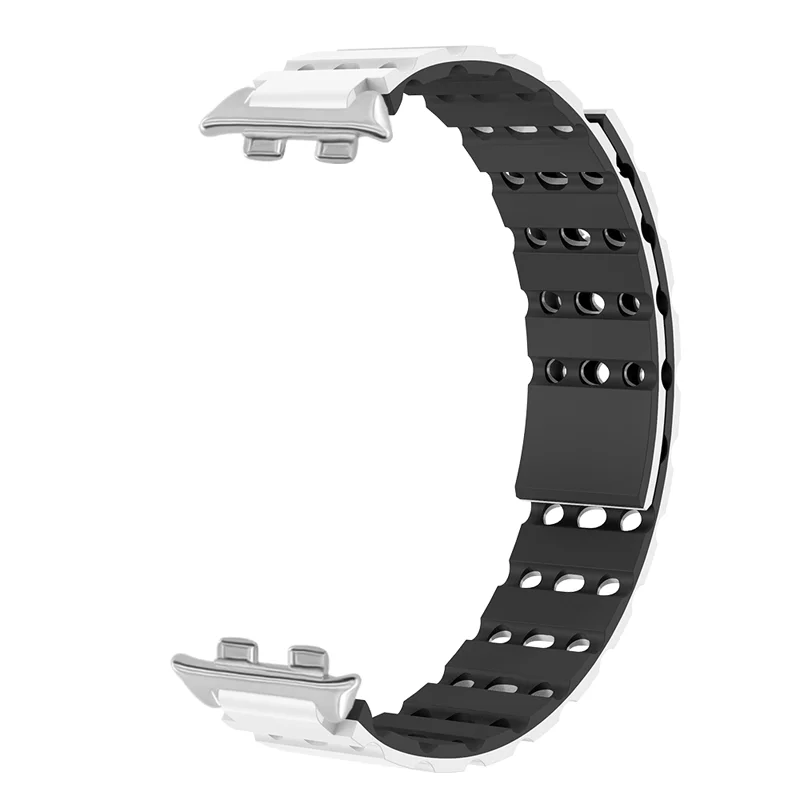 

Magnetic Watch Strap with Breathable Air Hole For Honor Band 9 Quick Release Sweatproof Silicone Sport Smartwatch Band Unisex