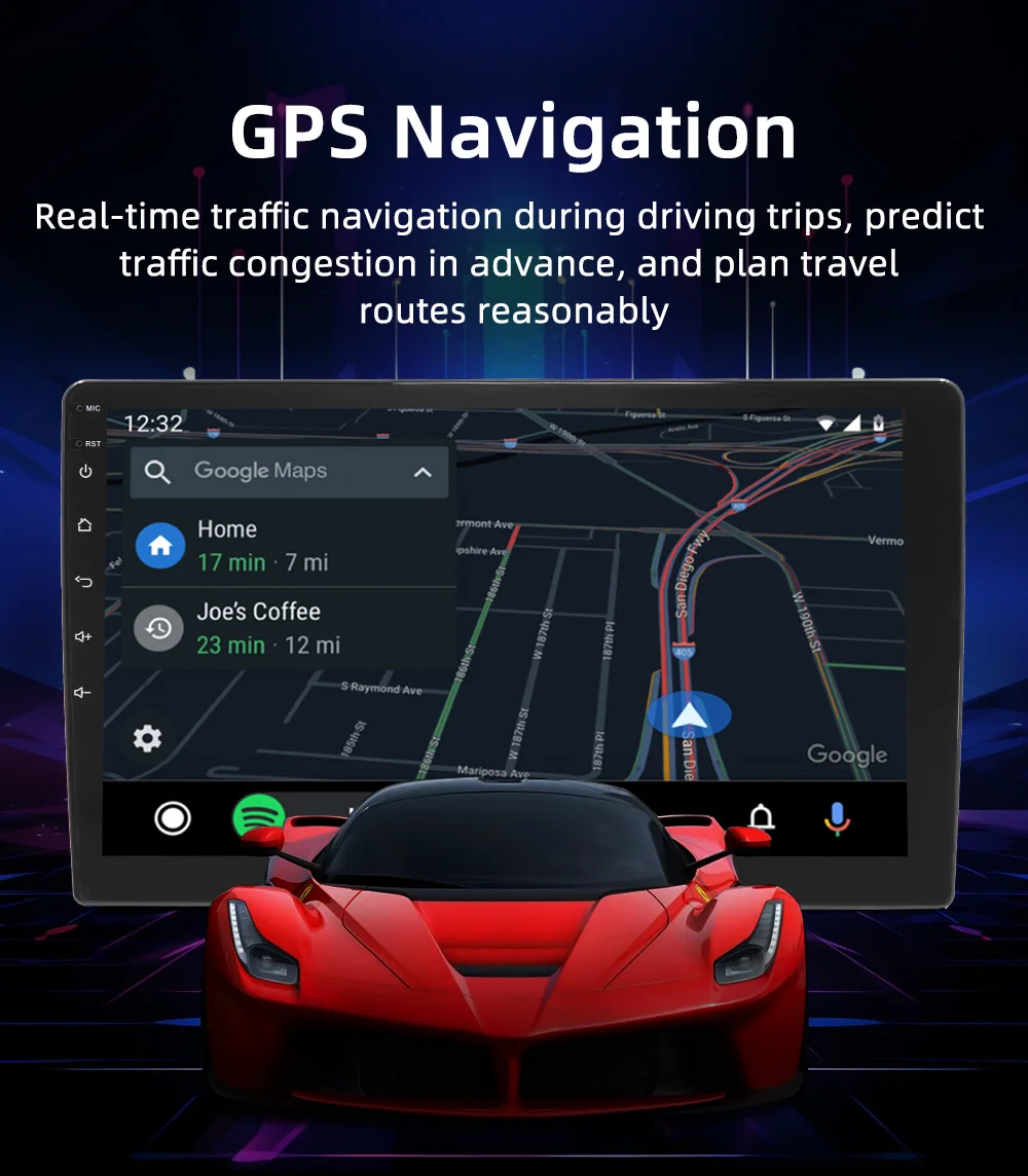 BQCC 8 Core 9 ''راديو السيارة لشركة فيات 500 2007-2015 ملاحة السيارة GPS WIFI 4G DSP 32EQ اللاسلكية CarPlay أندرويد السيارات ستيريو السيارة #4