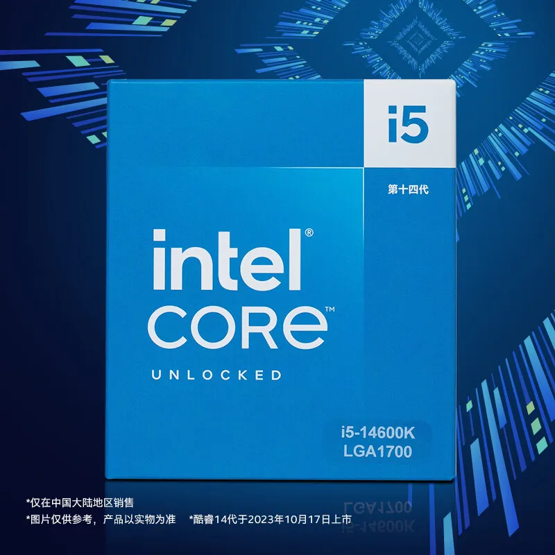 Original New Core i5 14600K 14th Gen CPU Gaming Desktop Processor LGA1700 Integrated Graphics Procesador Boxed процессор