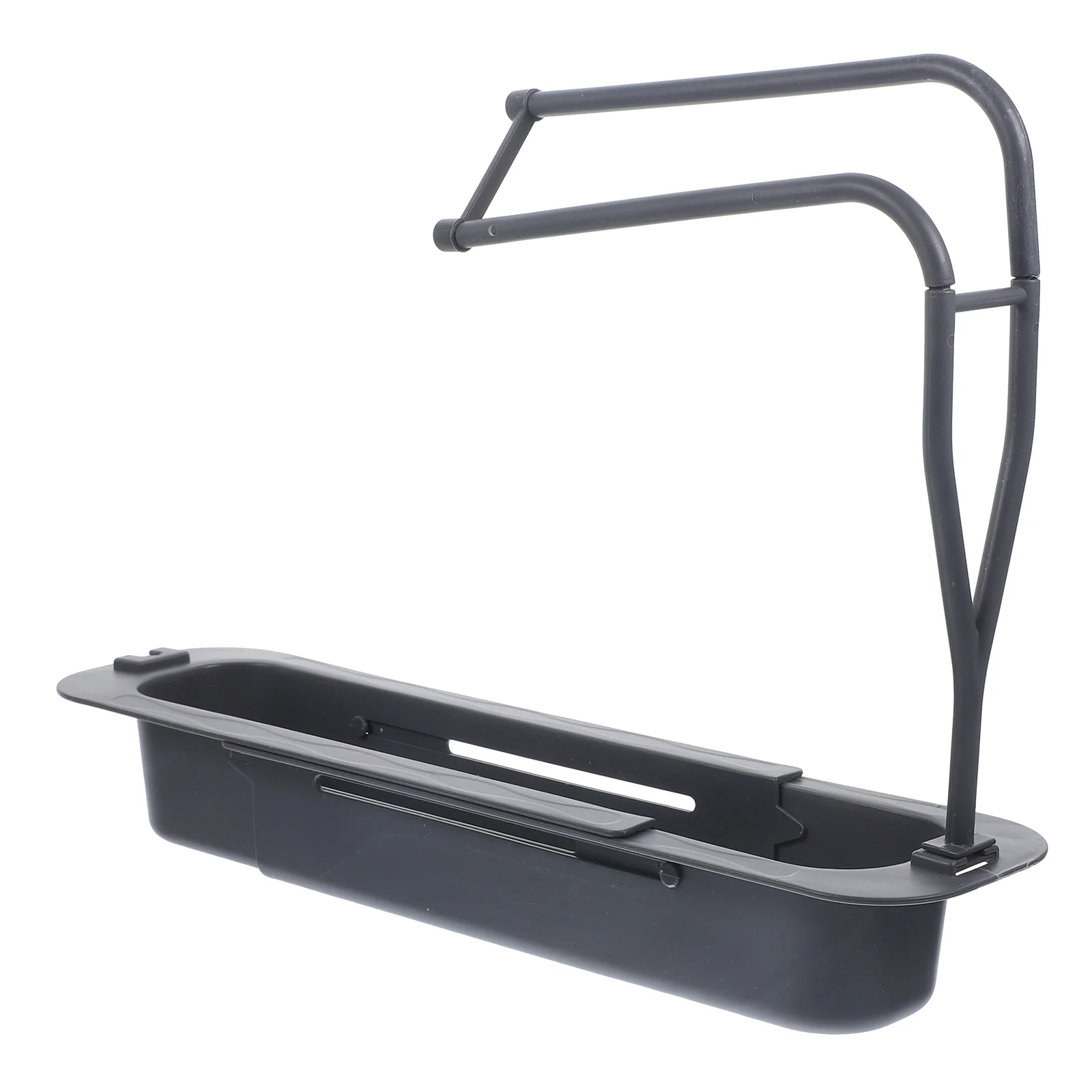 

Telescopic Rack Kitchen Sink Organizer Expandable Sponge Holder For Sponge Soap Scrubber Pad Dish Cloth Liquid Soap