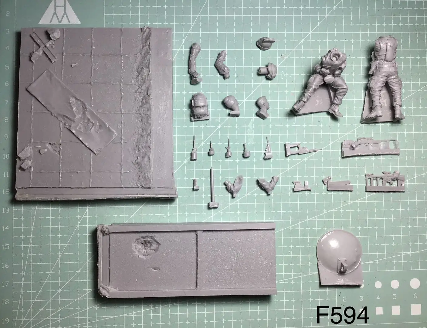 1/35  Resin Model Figure GK， Unassembled and unpainted kit