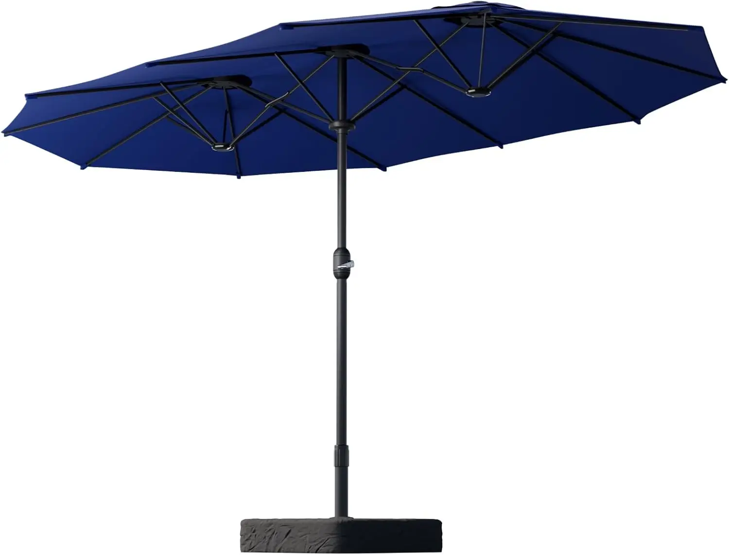 

Outdoor Umbrella with Push Button Tilt and Crank for Patio, Pool, Deck, Garden - Easy Setup