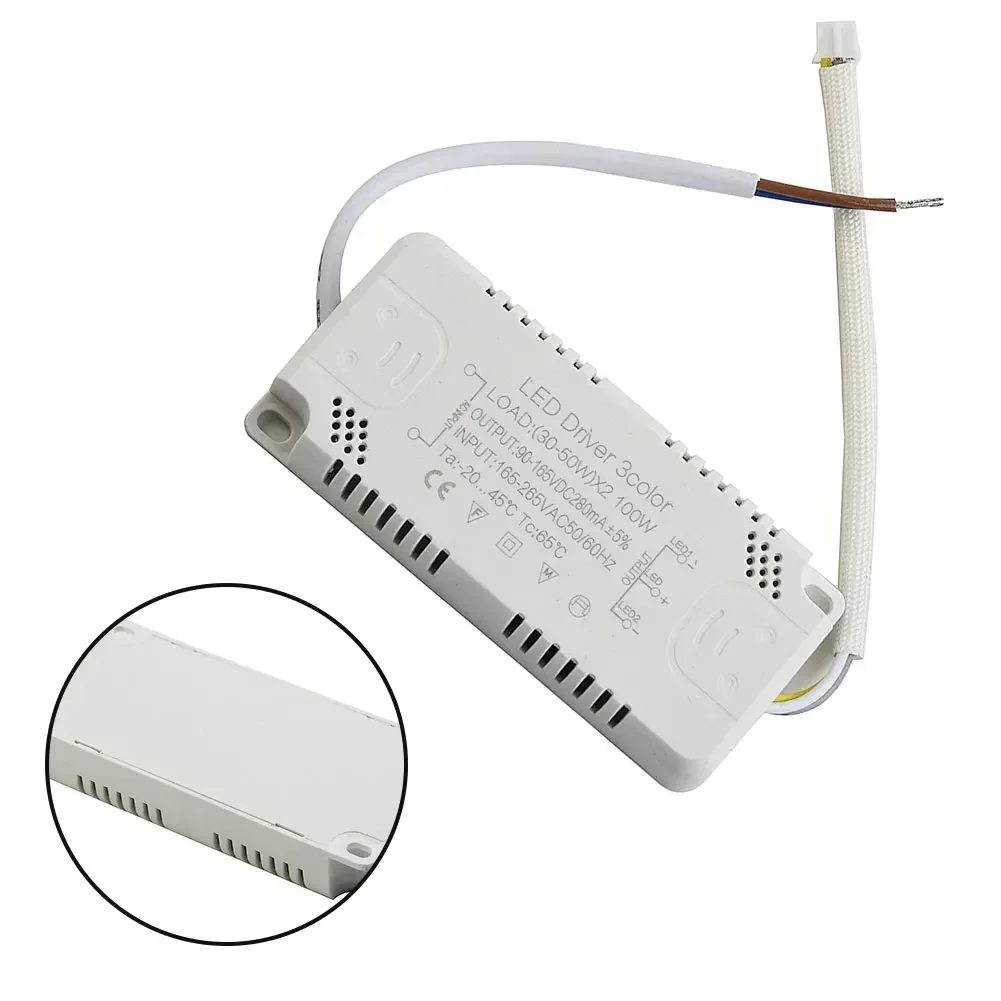 LED Driver 24W 40W 50W 60W 70W LED Power Supply Unit Lighting Transformers 3-Color Adapter For Lights DIY-Panel Lamp 50-60HZ