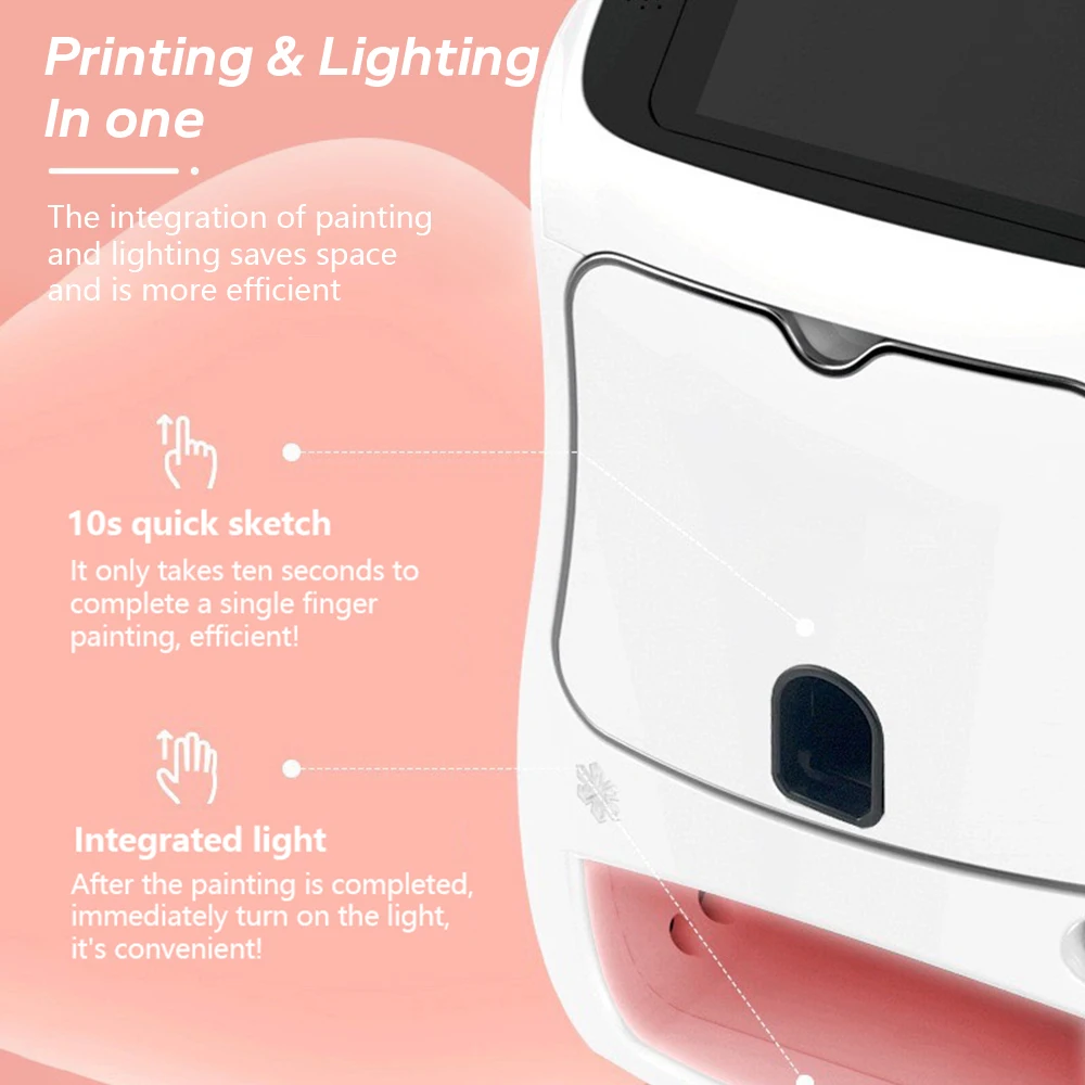 STLF3d Digital Art Smart Nail Painting Macchina da stampa automatica per adesivi per unghie portatile Smart Paint Master