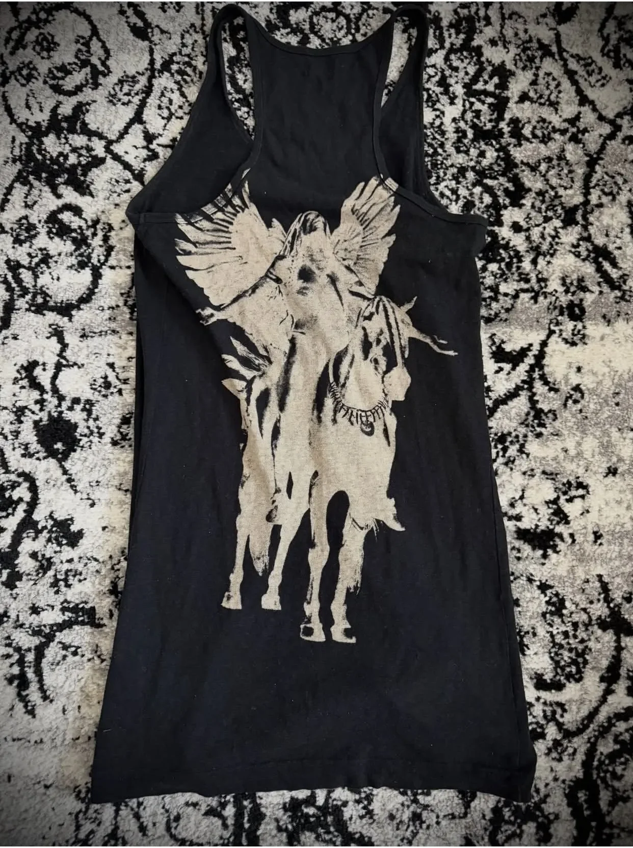 

LGB Vision Tank Vest Angel Print Summer Sleeveless Top