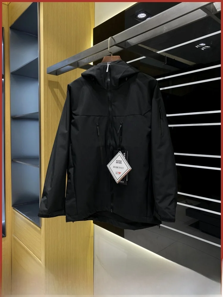 

Мужская джета серии Alfa Climbing, водонепроницаемая, с застежкой-молнией под мышками, устойчивая к царапинам верхняя одежда, весна-осень-зима, подставка