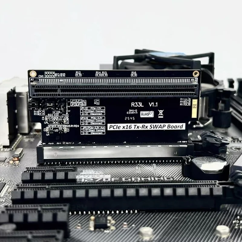 DT21 PCIe 4.0 X16 Tx-Rx Switch Card Swap Board for JETSON AGX XAVIER, Signal Exchange Adapter for Gen4 Gen3