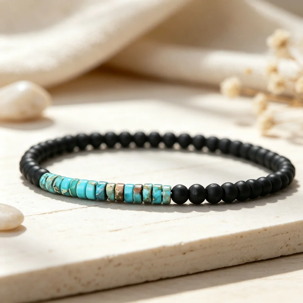 New Fashion 4mm Beads Strand Bracelet Men Women Multiple Colors Sizes Available Lightweight All Seasons Wear Casual Versatile