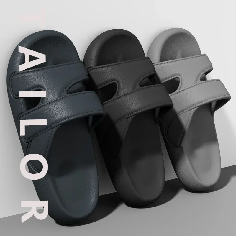 

Мужские шлепанцы и женские пляжные сандалии — мягкие шлепанцы из ЭВА, мужская повседневная обувь. Удобные летние сандалии для мужчин, новый дизайн 2025 года.