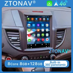 Car Radio Stereo For Honda CRV 2012 2013 2014 2015 2016 2017 Tesla Screen Radio Android Screen GPS Navigation Auto Headunit