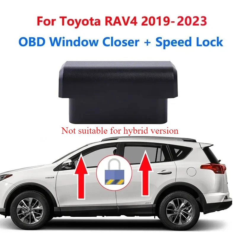 

For Toyota RAV4 5th 2019 2020 2021 2022 2023 Auto OBD Window Lift Closer Opening + Speed Lock Unlock Module Left Hand Drive Car