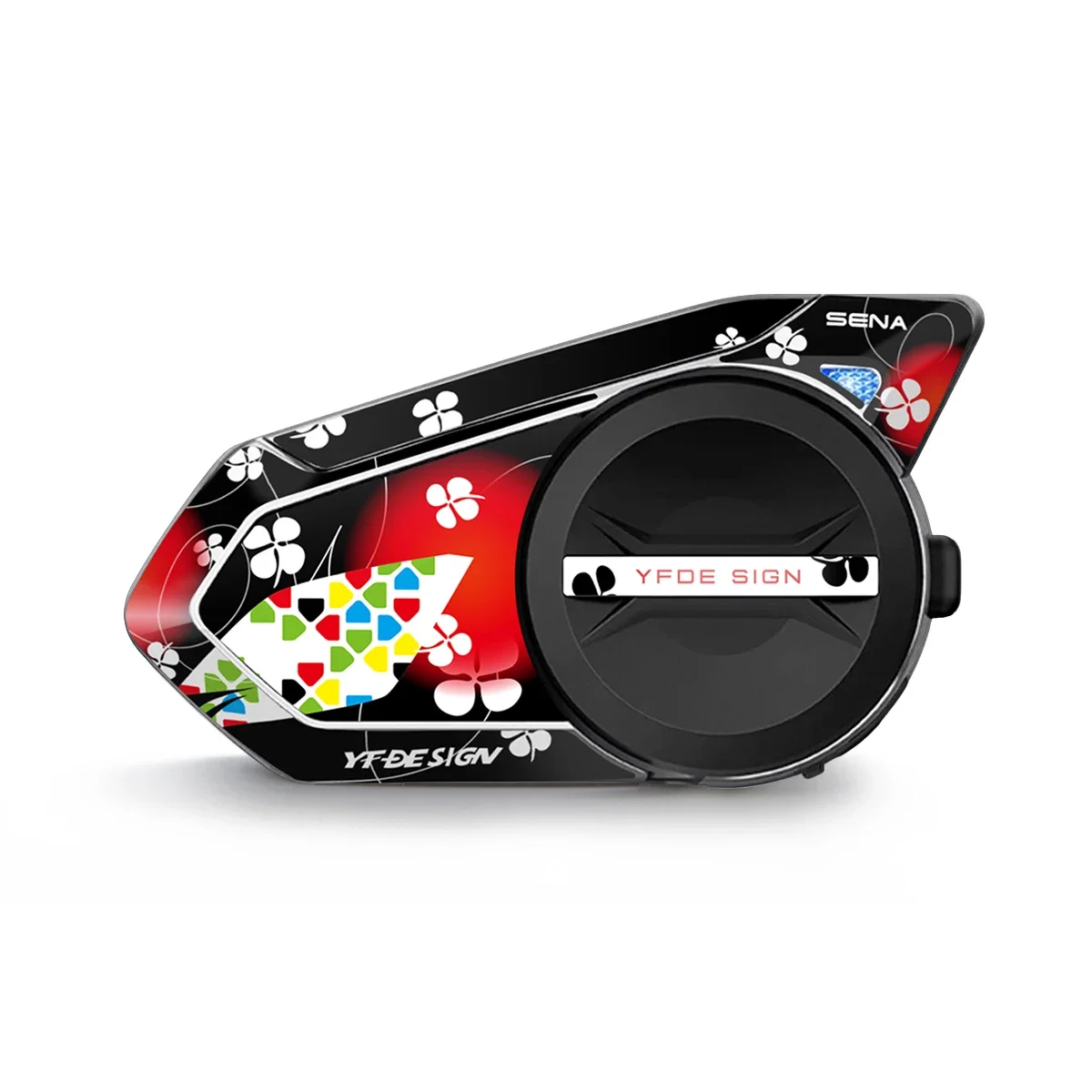 Für SENA 50S Sena 50s Motorrad Helm Bluetooth Headset Dekorative Aufkleber Kopfhörer Kopfhörer Schutz Aufkleber Zubehör