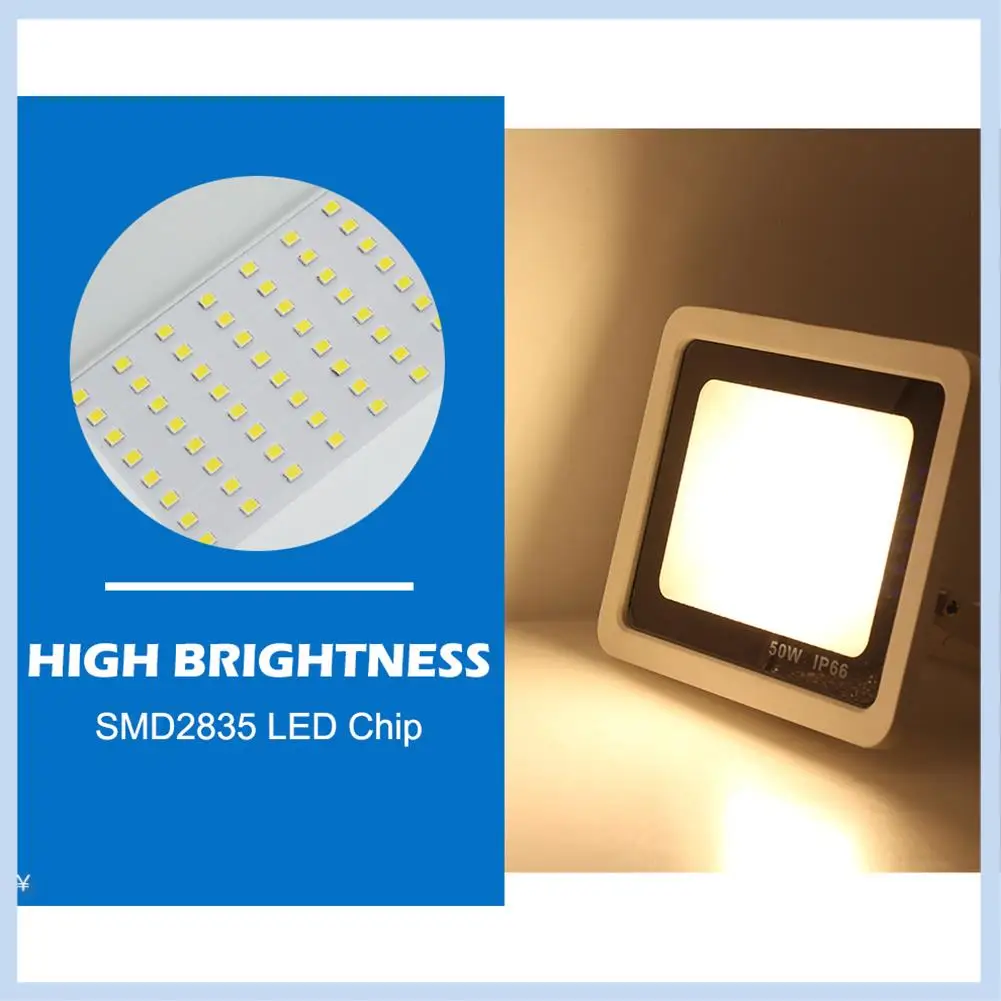 

AS63-LED Floodlight PIR Motion Sensor Reflector 50W LED Flood Light Spotlight Wall Outdoor Lighting