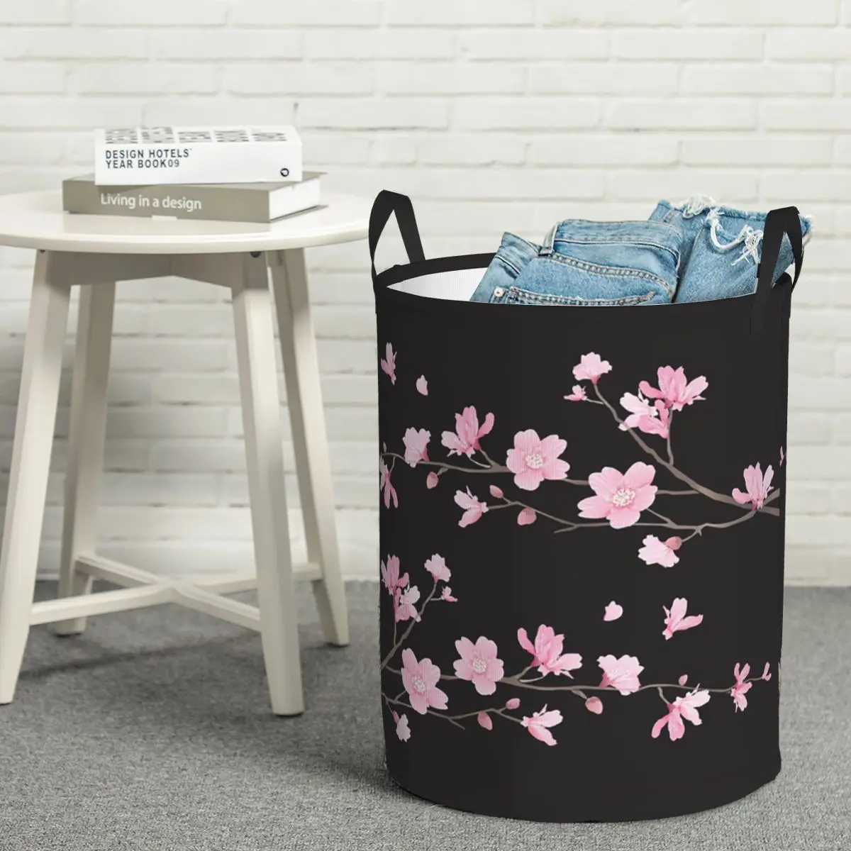 

Сборник белья Cherry Blossom Flower Складная корзина для белья Домашний органайзер Детская корзина для стирки Домашний органайзер