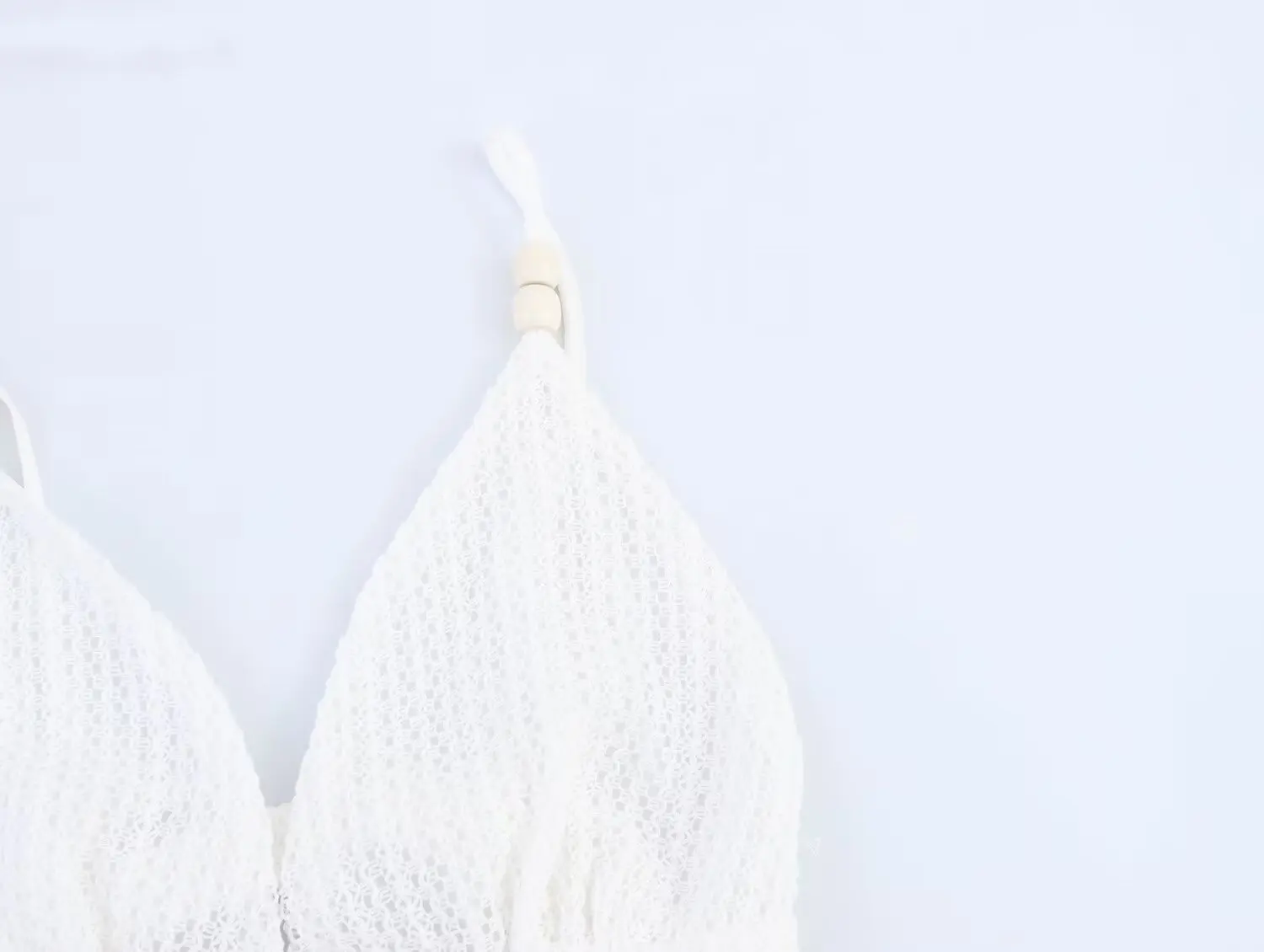 RARA 2025 Robe longue à plusieurs niveaux pour femme, bretelles spaghetti, col en V profond, taille smockée, pour l'été et la plage
