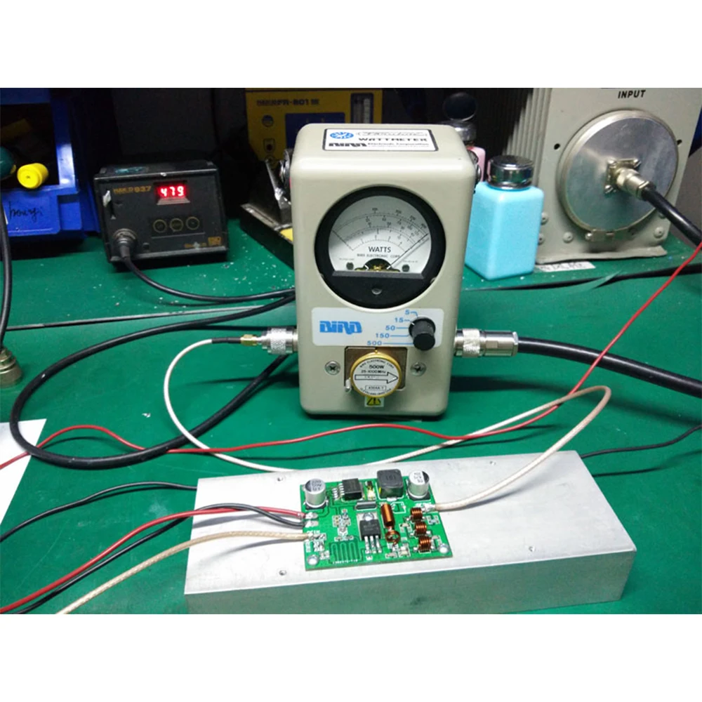 Amplificatore ad alta frequenza Scheda trasmettitore FM 15W 7W 75-110MHz 15-48V Ampia tensione