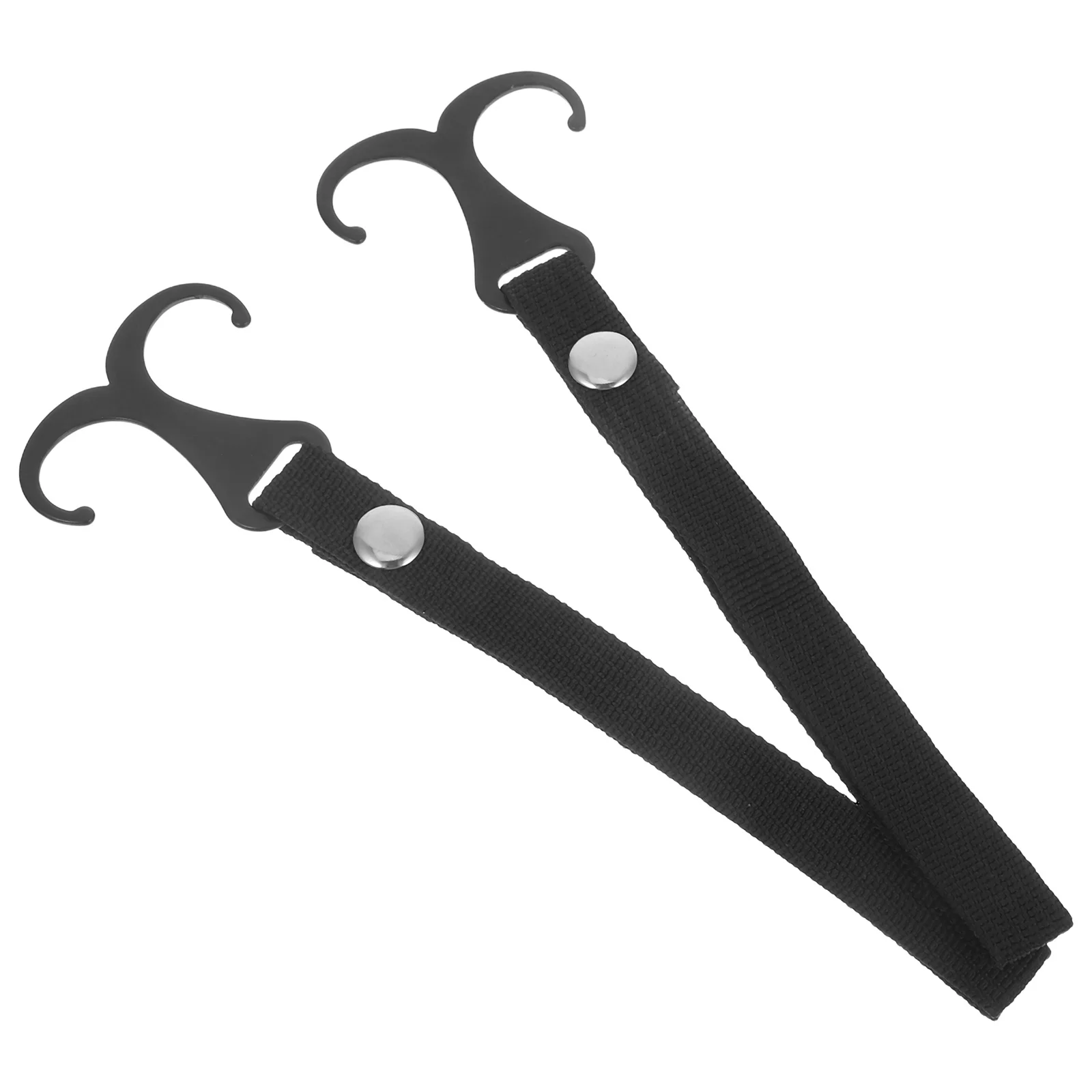 

2Pcs Durable Nylon Steel No Drill Hooks Front Mounted Universal Motorcycle Bicycle Handlebar Clip for Purse Shopping Grocery