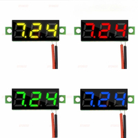 0.28 Inch DC 2.5V-30V Mini Digital Volt Meter Voltage Tester Two Line Voltmeter