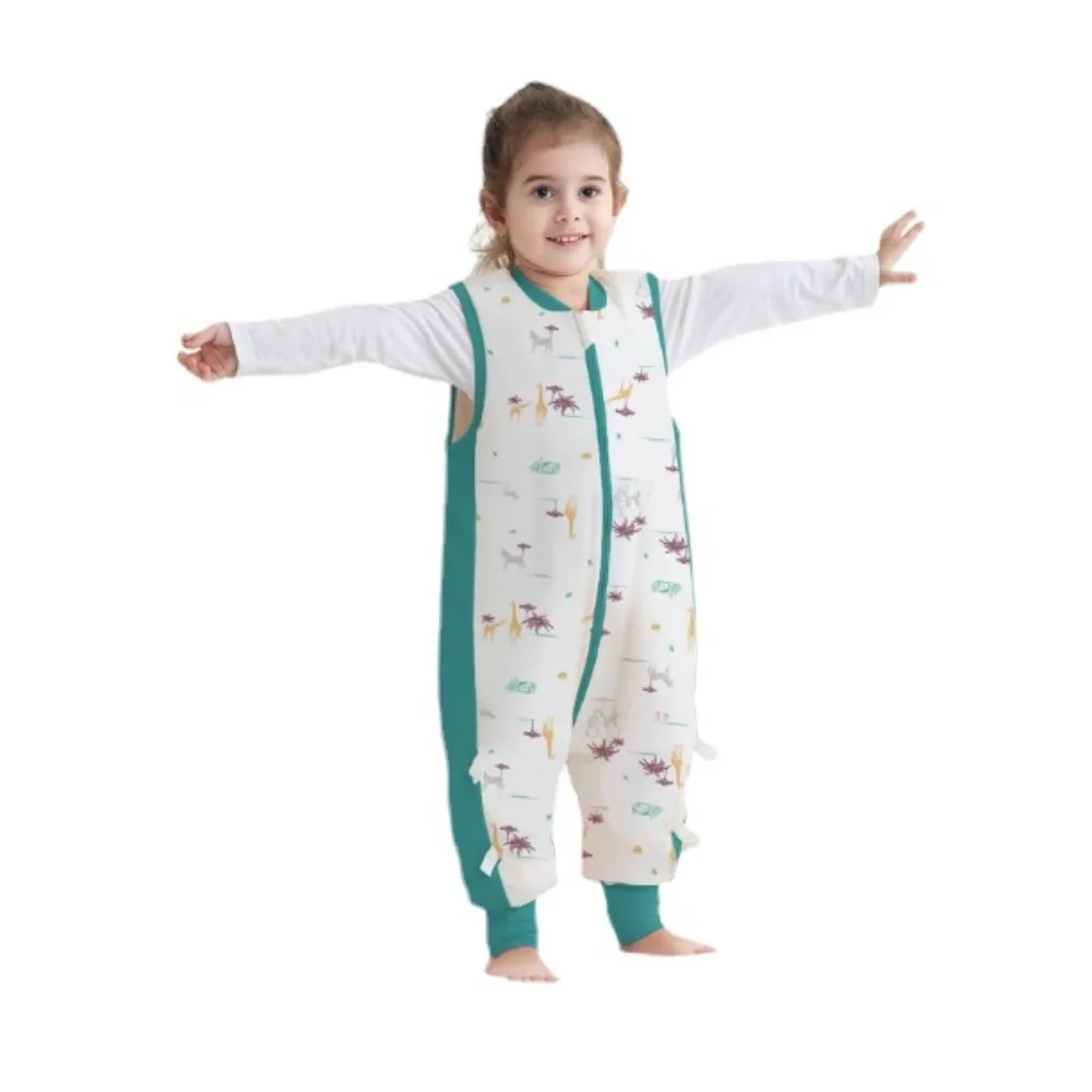 Kinder Schlafsack Mouwloze Slaapzak Met Benen Voetenzak 2.5 Tog Gigoteuse Saco De Dormir Para Ninos Sac De Couchage Enfant