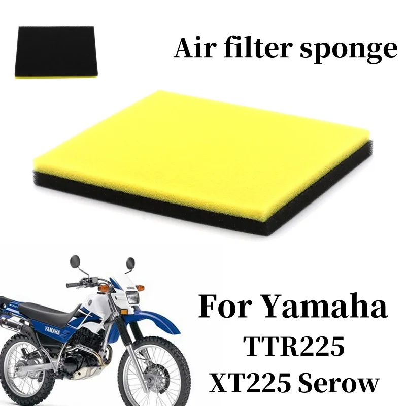 Motorcycle Air Filter Cleaner Element 1KH-14451-00-00 For Yamaha Serow XT225 TTR225 Intake Filter Sponge Moto Bike Accessories