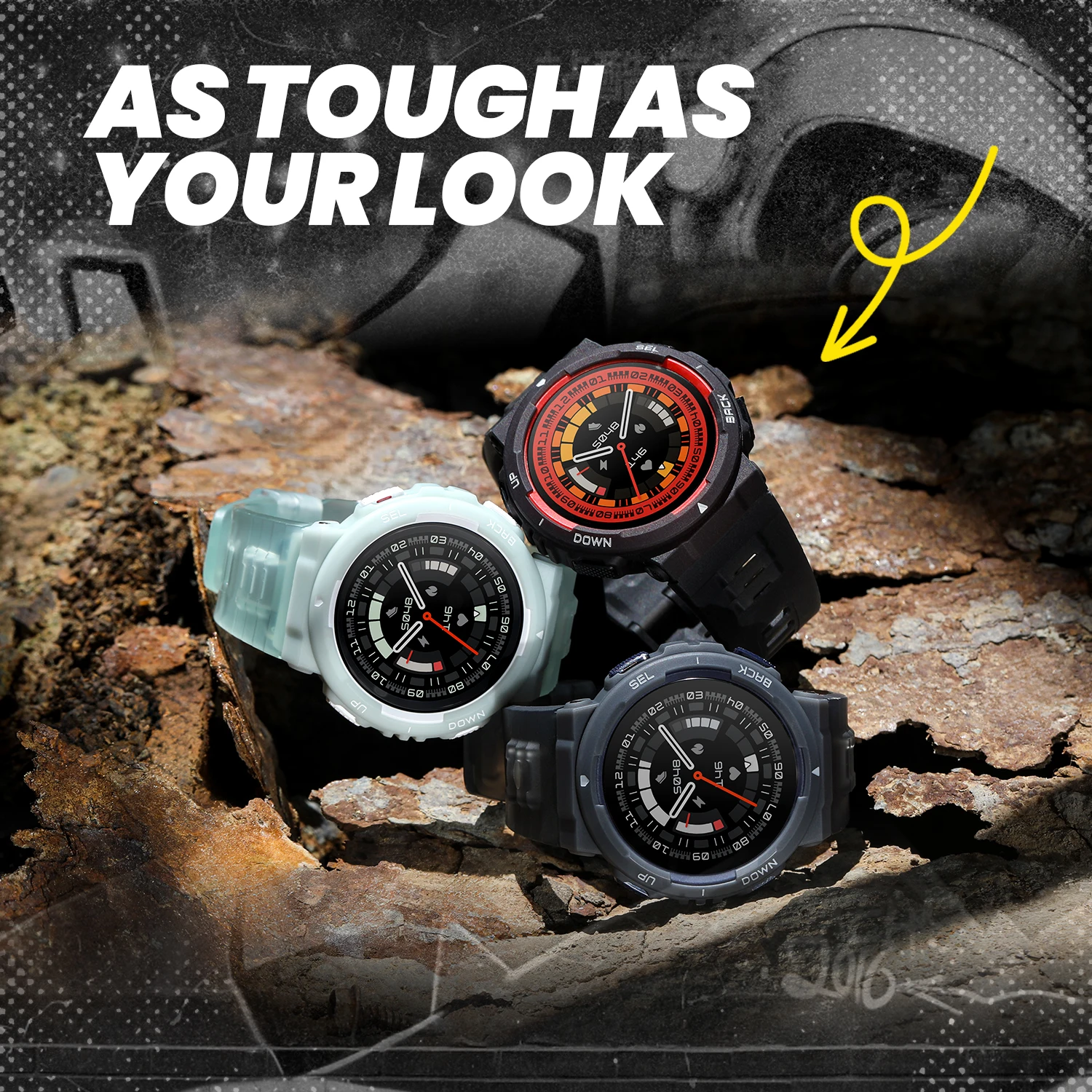 Смарт-часы Amazfit Active Edge, 46 мм, спортивные, 130 +