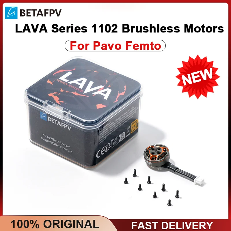 

BETAFPV LAVA Series 1102 14000KV Бесщеточные двигатели для Pavo Femto Бесщеточный квадрокоптер BWhoop RC FPV Дроны