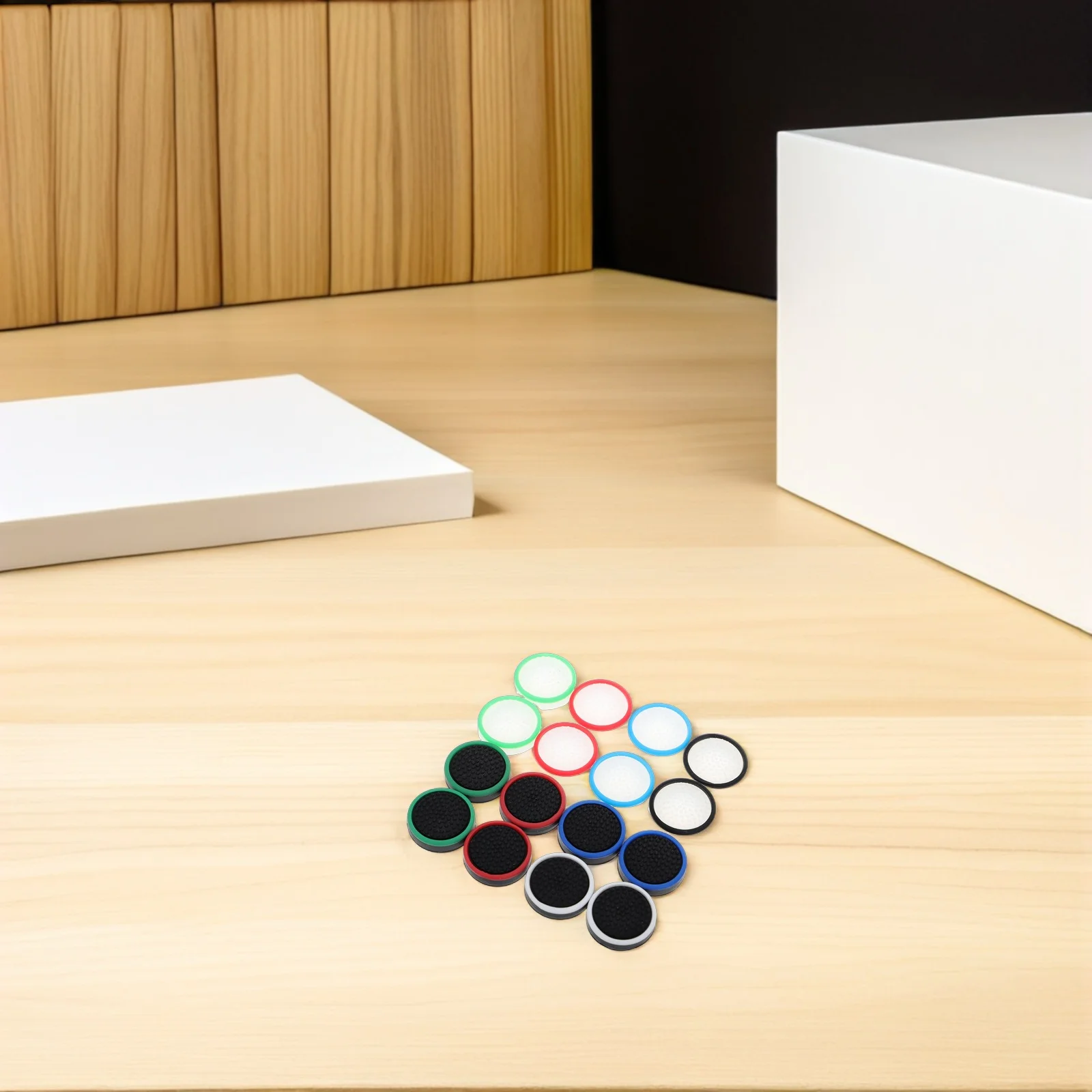 

32Pcs Silicone Thumbstick Grips Glow-in-The-Dark Anti-Slip Joystick Covers for Gaming Controller Night Glow Thumb Stick Caps