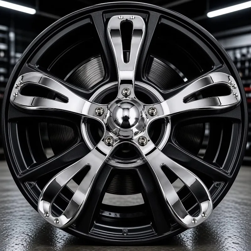 【2026】XTTD Custom Chrome Floating 5 Spoke Blade Aluminum Spinner Hub Cap Spinners Wheels Rims 16 20 Inch Passenger Car