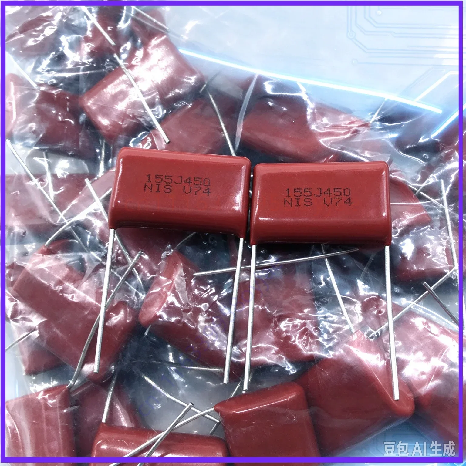 Genuine for NISSEI CBB Film Capacitor 155 1.5uF 450V 15mm  100pcs
