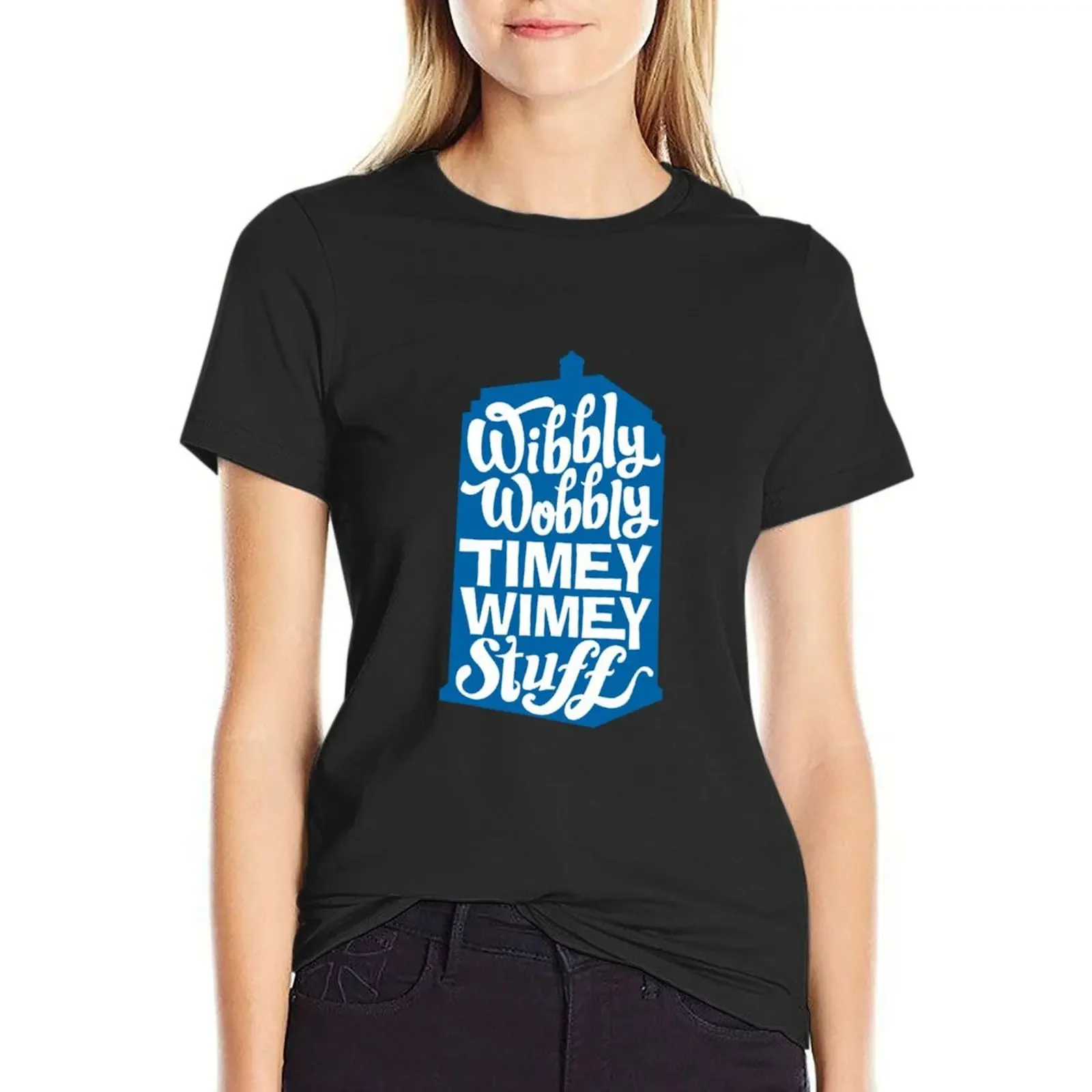 

Timey Wimey T-Shirt customizeds quick-drying cute clothes Woman T-shirts
