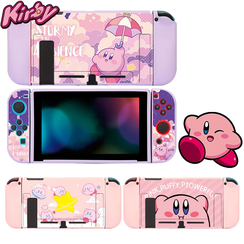 Kirby Star Case for Nintendo Switch NS Protective Cover TPU Soft Case Decorations Cartoon Switch Game Console Cover Accessories