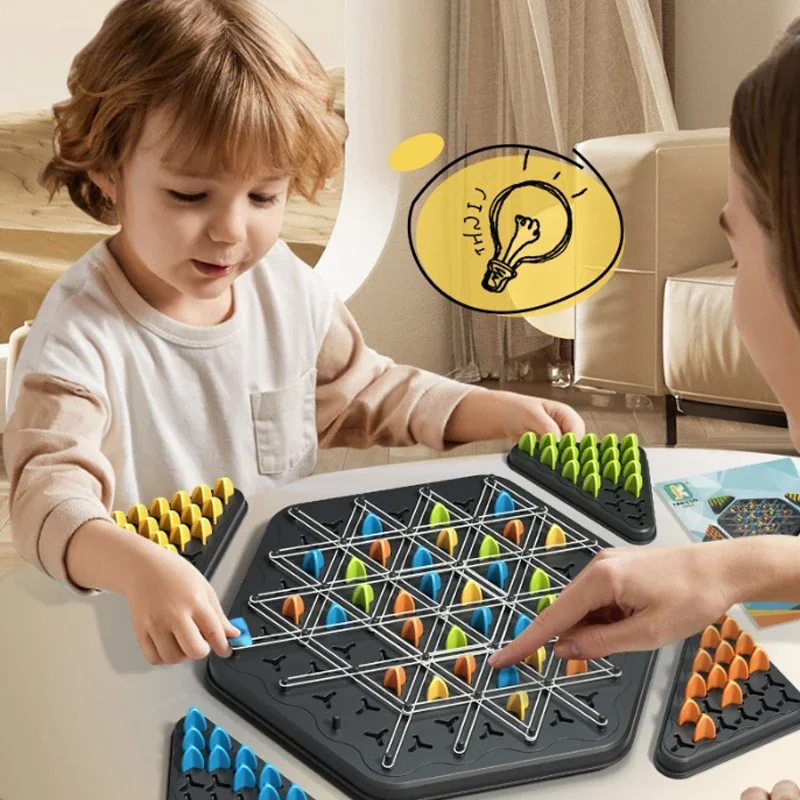 

Creative Toy Rubber Tie Nail Boards Geometry Education Game Toy Desktop Game Family Interaction Kids Logic Puzzle Board Game Toy