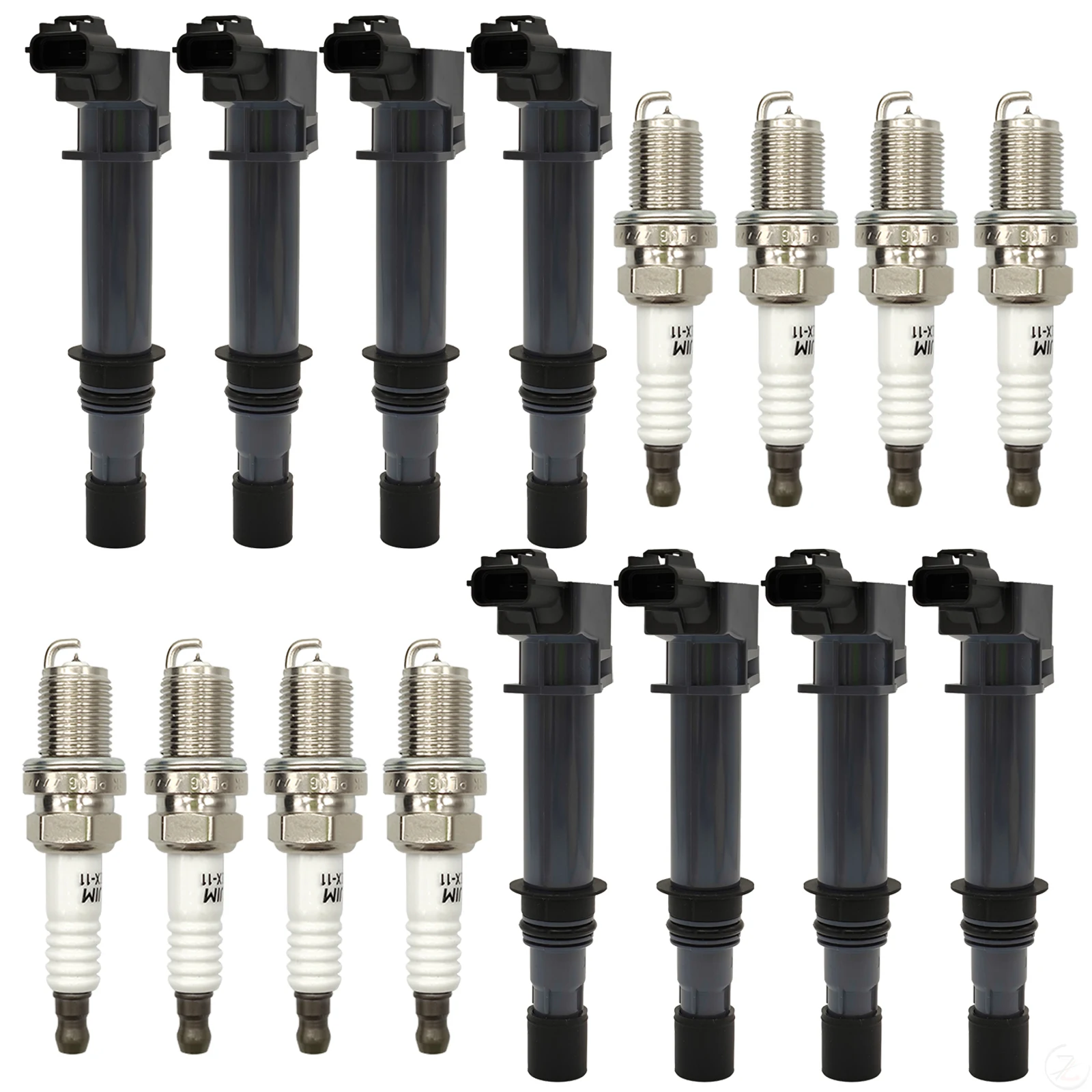 

8Pcs Ignition coil+Spark Plug 56028138 56028138AF 56028138AB 56028138AD 56028138AE For Mitsubishi Raider Chrysler Aspen 3.7/4.7L