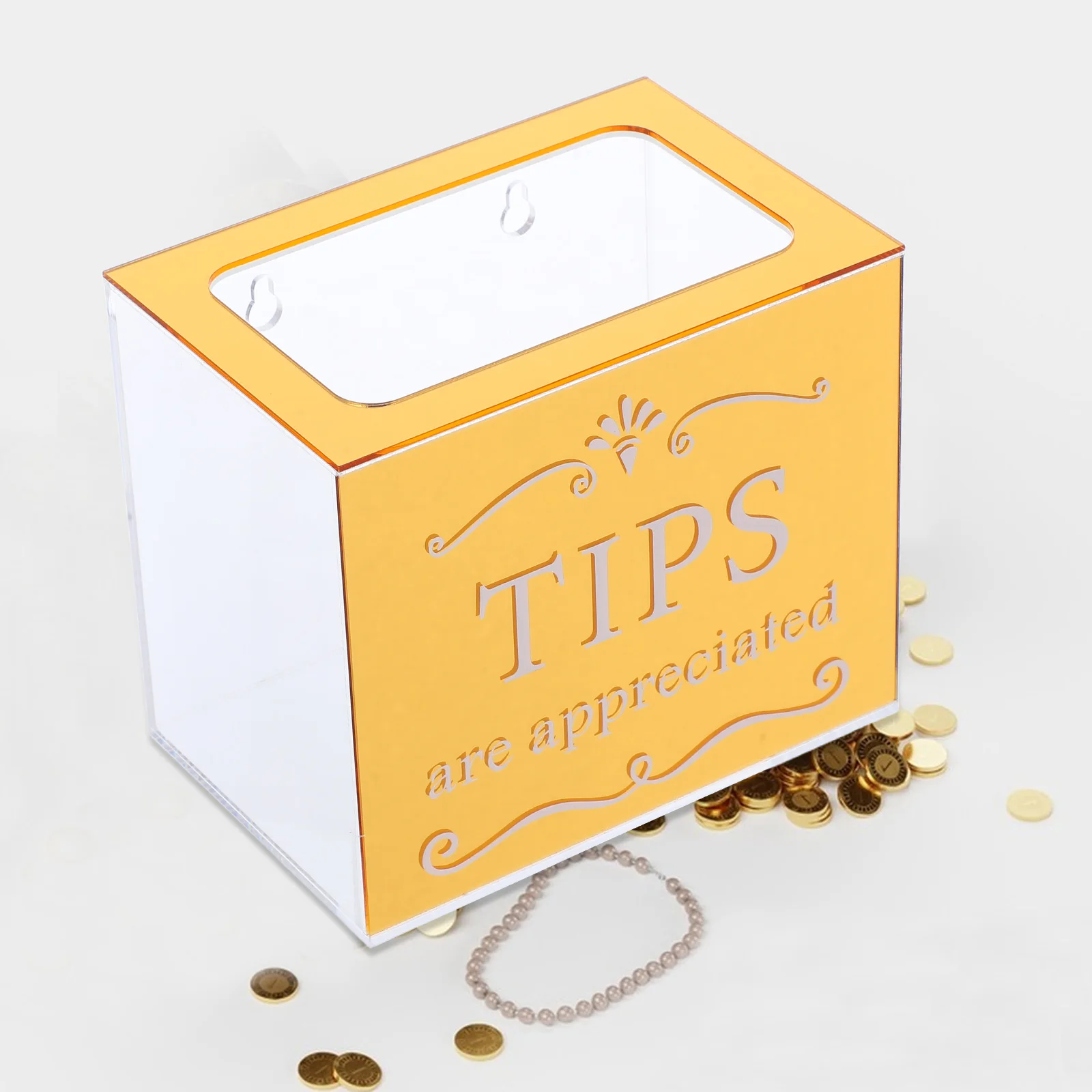 Suggestion Box Boxes Coin Bucket Container Clear Donation Jar Acrylic Accountant Decor Dropbox Office Ballot